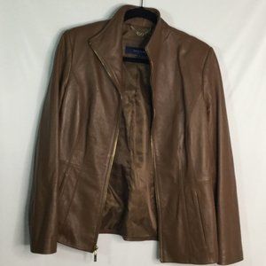 Soft Cole Hann Leather Jacket, perfect for fall